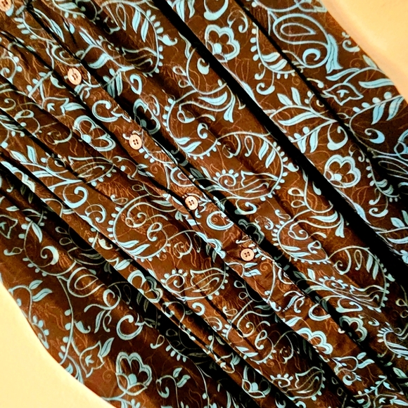 KARMA Hwy Silky Relaxed Palazzo Jumper Teal/Charcoal NWT OS - Picture 3 of 6